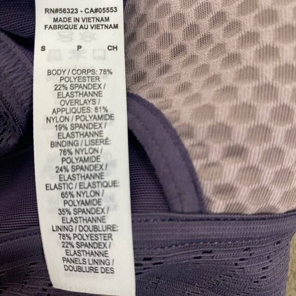 Nike Ultrabreathe Sports Bra Swoosh CZ4439-531 Purple Smoke Padded Womens SM - Picture 10 of 12